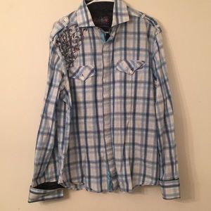 Men’s English Laundry 100% cotton shirt size L